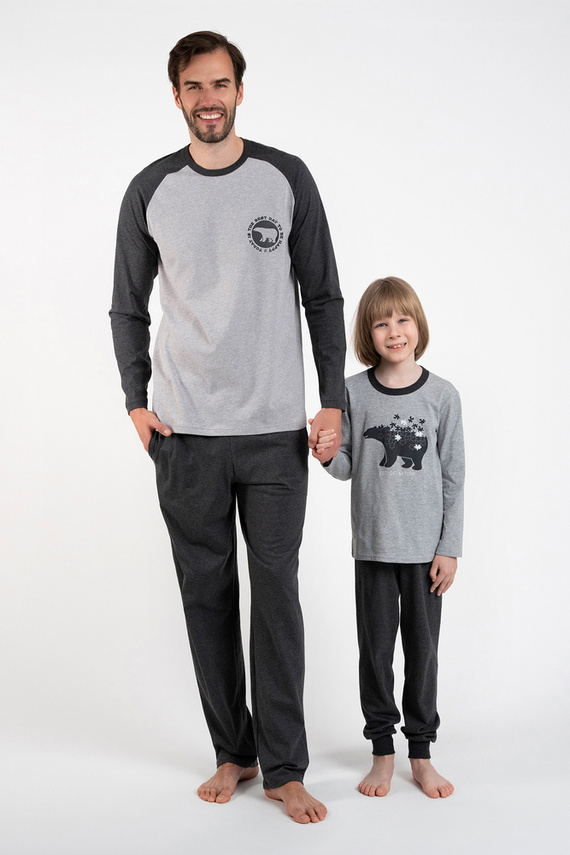 Morten Fiú pizsama Olasz divat melange/c.melange