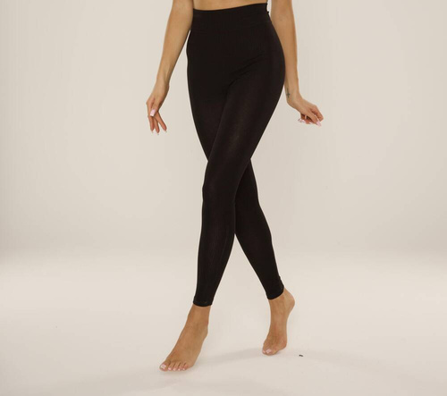 801 Khali Hosszú leggings De Lafense - fekete