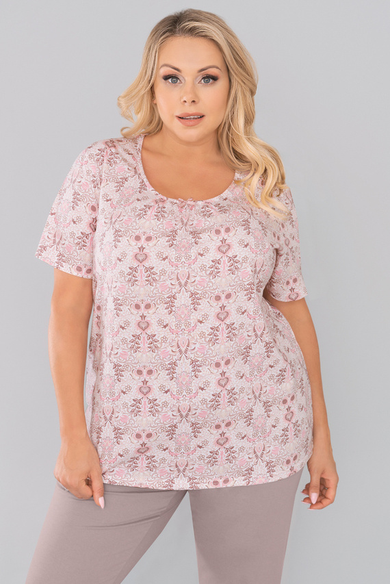 Kalmia Női pizsama rövid ujjú, 3/4 nadrág Olasz divat-print