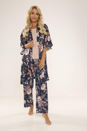 722 Lurdes Női pizsama De Lafense - sötétkék