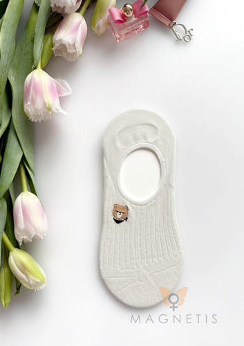 Magnetis YN-251131 női balerina zokni – viszkóz, szilikoncsík a saroknál