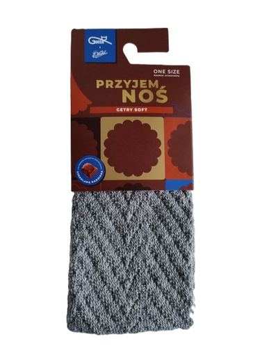 Lábszárvédő Gatta Wedel Soft art.01 - meleg jacquard lábszárvédő télire, szürke