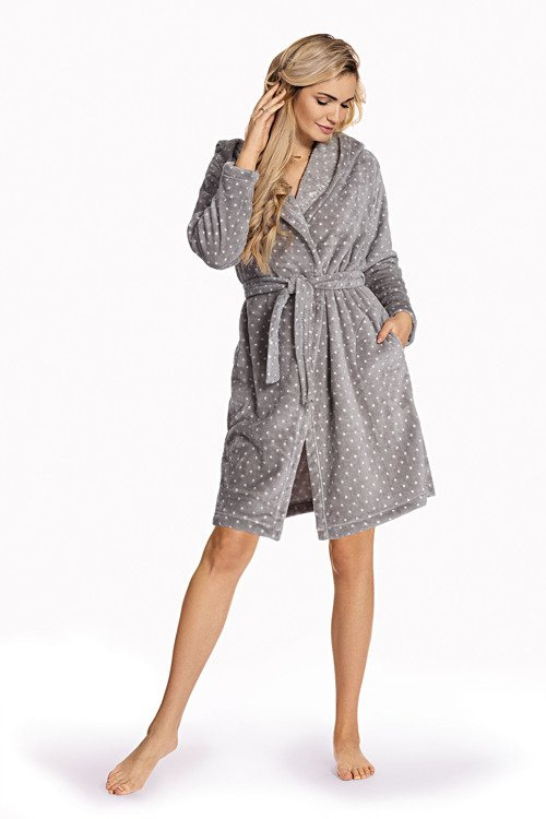 546 Melanie Női rövid köntös Forex - szürke