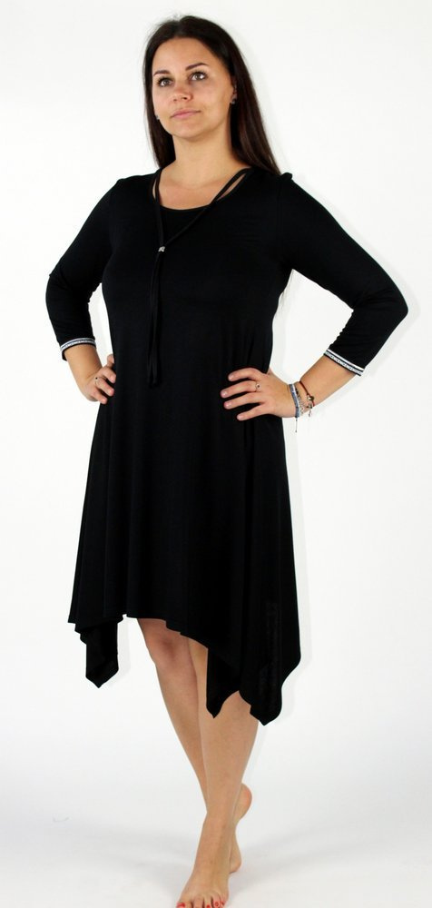 439 Nice De Lafense éjszakai ruha - nőies elegancia és alvási kényelem - fekete