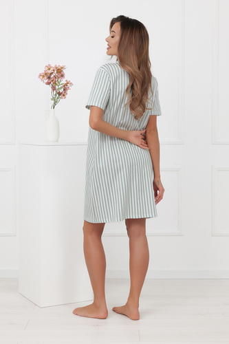Ariela Italian Fashion kismama hálóing - rövid ujjú, pamut