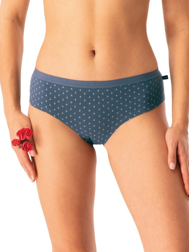 Női bugyi Key LPN 742 grafit - pamut, kényelmes, 2 darabos szett