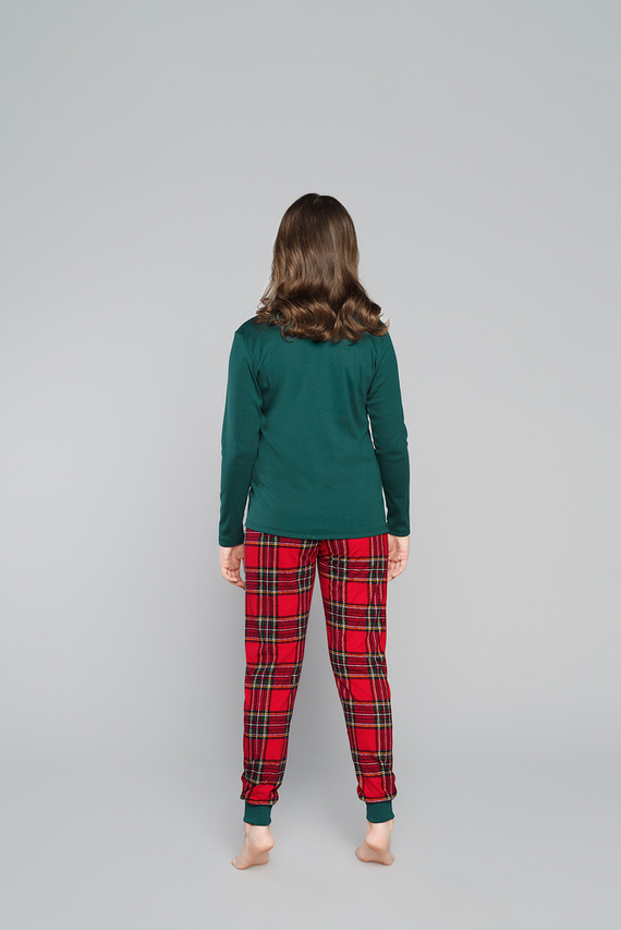 Mikulás pizsama lányok olasz divat - zöld