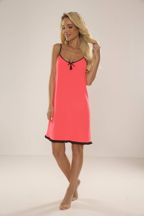 657 Neon Forex pántnélküli hálóing - málna