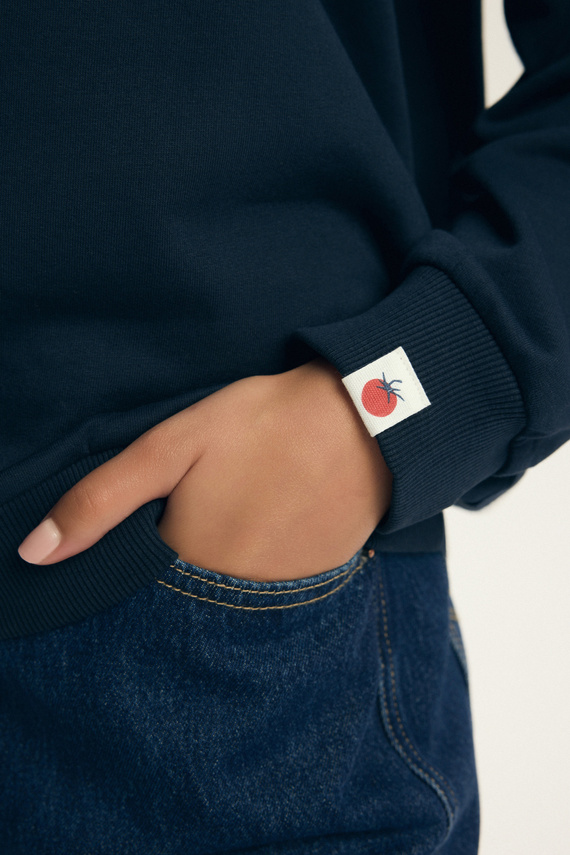 Dessie Henderson női pamut pulóver, enyhén bélelt, mintás