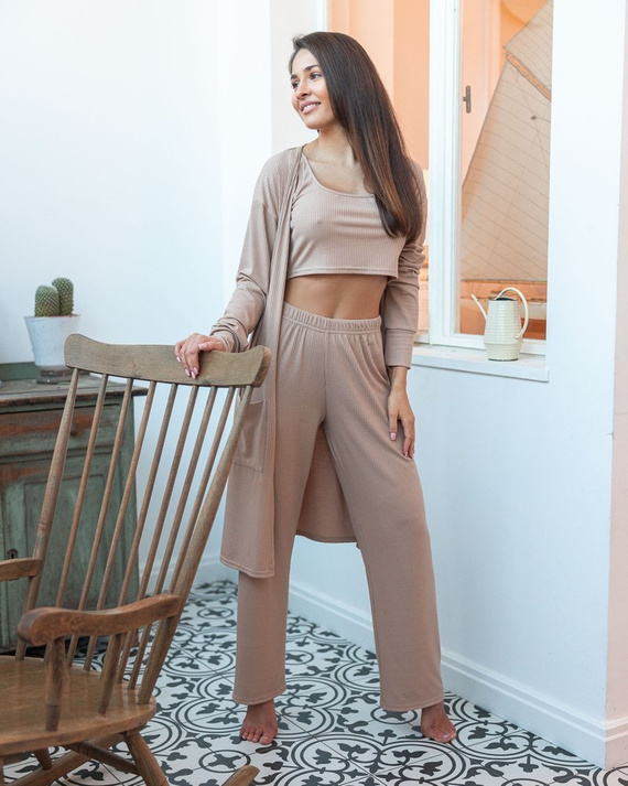 Sensis Laida kardigán - bézs