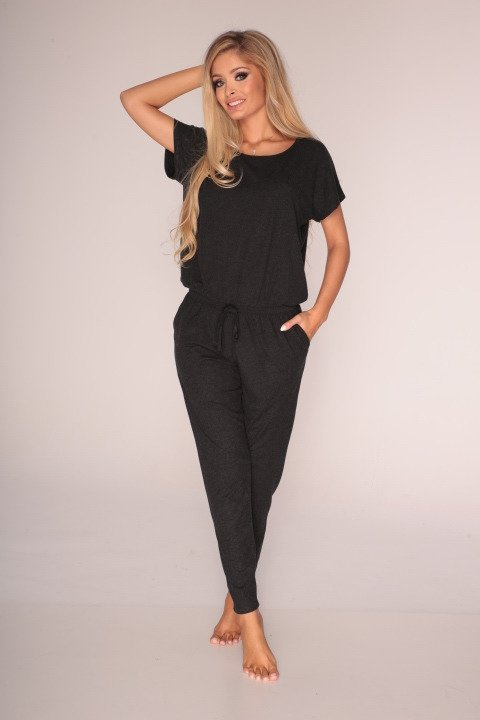 308 Paula női pizsama öltöny - szürke