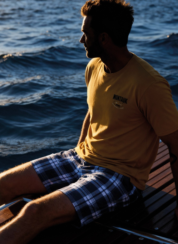 Cornette 326/213 Montana 2 férfi pizsama 100% pamut rövid ujjú