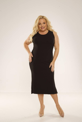 707 Freya Női ruha De Lafense - fekete