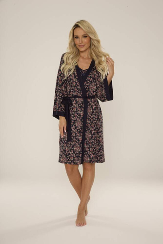 468 Mia Forex női köntös - tengerészkék