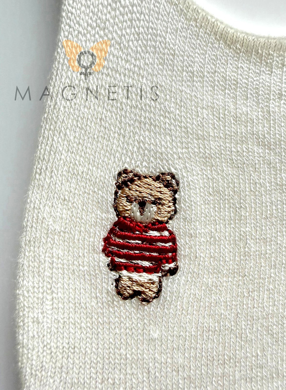 Magnetis YN-251132 – női balerina zokni viszkózból, szilikonnal