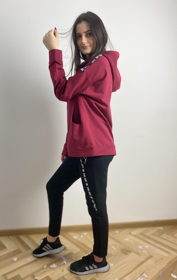 496 Just Forex női tréningruha - gesztenyebarna színben