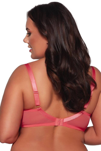 2075 Coral Ava félig párnázott melltartó - korall színben