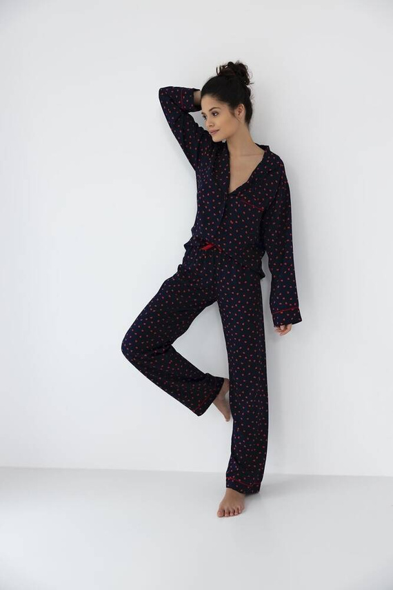 Sophia Női pizsama Sensis - sötétkék