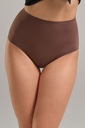 3151 Spiman Cioccolato alakformáló magas derekú mikroszálas seamless női alsó