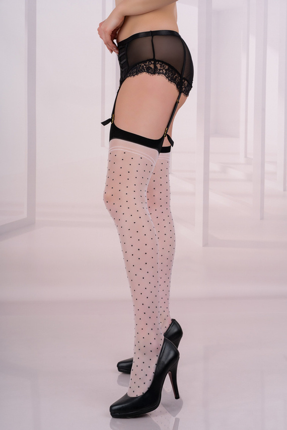 Tarini 20 den LivCo Corsetti öves harisnya - fehér