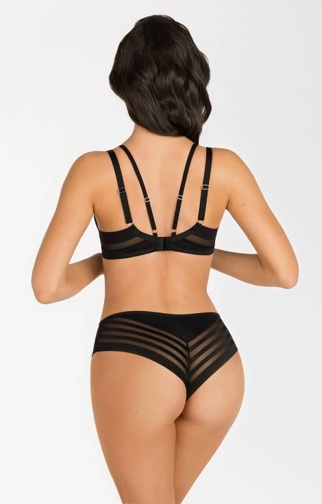 K 812 Yoko Női melltartó bugyi Gorsenia - fekete