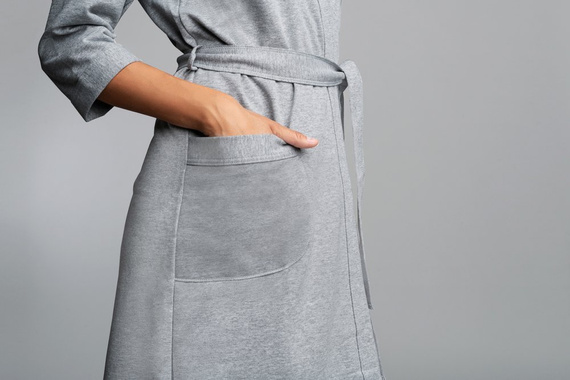 Kalia Női 3/4 ujjú fürdőköpeny Olasz divat - rózsaszín