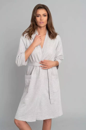 Karla Női fürdőköpeny Italian Fashion - világos melange