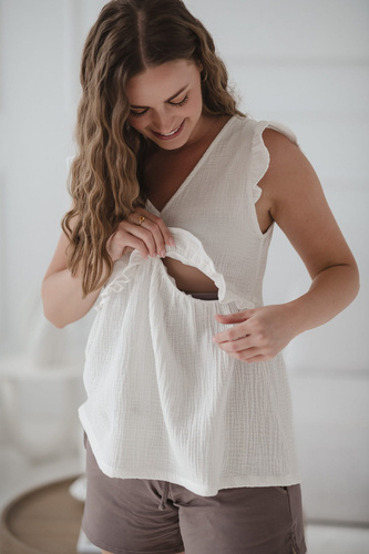 Milky Butterfly Kismama és szoptatós blúz - kényelem és stílus Milk&Love cream