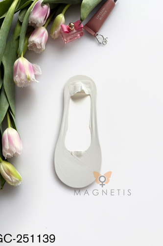 Magnetis GC-251139 láthatatlan balerina zokni pamut szilikon ecru