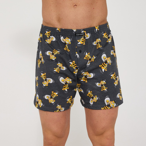 001/187 011/187 Hornet Férfi Cornette Classic Boxer Shorts - 100% pamut, laza szabás, gombos nyitás, mindennapi kényelem