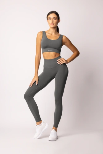 Női leggings SPAIO Flex Innergy 2.0 grafit varrás nélküli, regenerációs támogatással