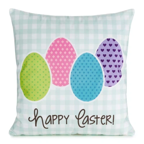 Eurofirany Wiosna 1– dekoratív húsvéti párnahuzat stílusos