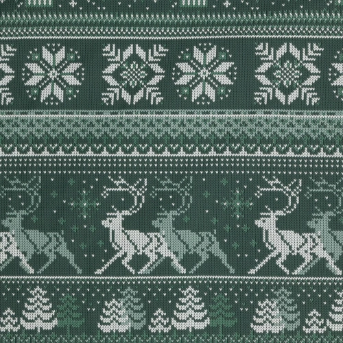 Clover karácsonyi ágynemű Eurofirany sötétzöld - ranforce pamut, megfordítható