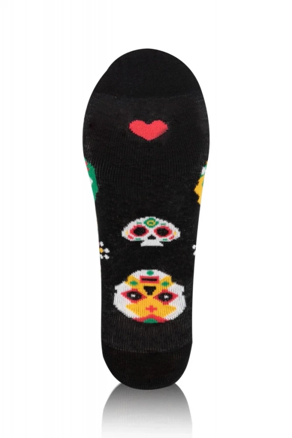 S134D Muerto hosszú zokni olasz divat - fekete