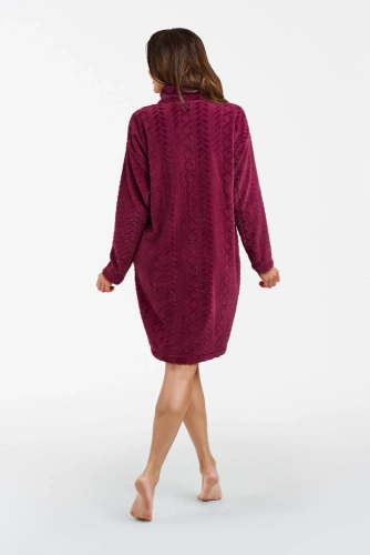 Rena Női fürdőköpeny Italian Fashion - bordó színű