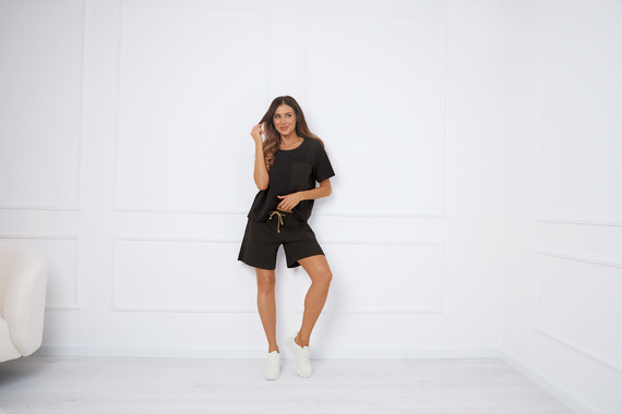 Bono női szett olasz divat - fekete