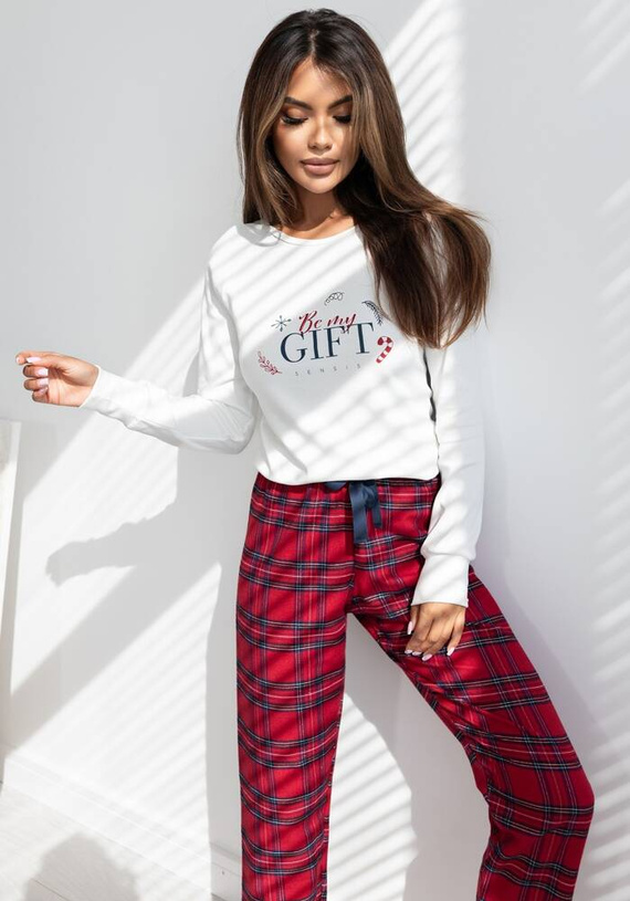 Maribel Interlock női pizsama Sensis - krém - krém