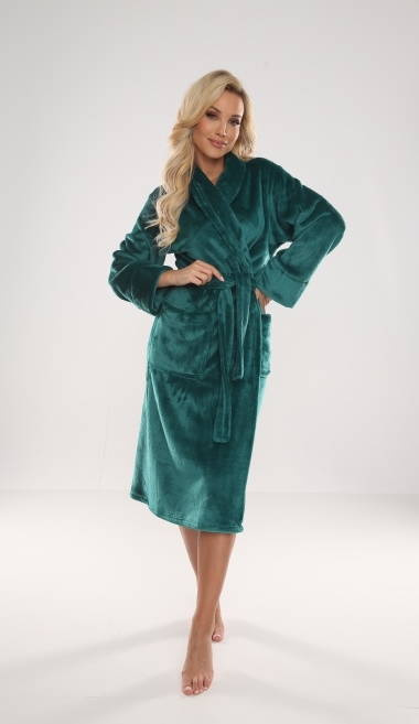 628 Abigail Long Forex női fürdőköpeny - zöld