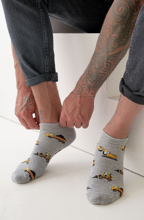 1108-048 Trucks and Excavors Férfi lábak Milena - lengyel minőség - melange