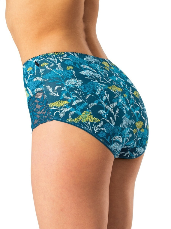 Női bugyi Key LPF 577 kék - pamut, kényelmes, 2 db egy csomagban