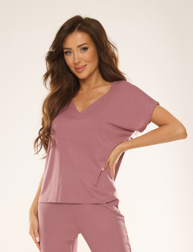 774 Vendy Rövid ujjú blúz De Lafense - bogyós gyümölcsök