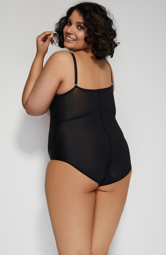 Mitex Softly alakformáló body - korrekciós, pánt nélküli, fekete