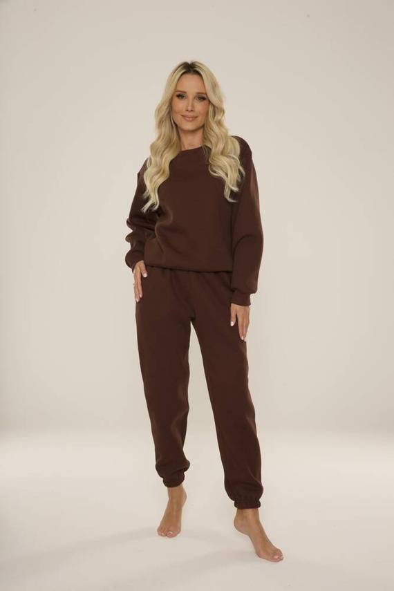 812 Indigo Forex női tréningruha - csokoládé