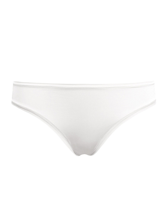 1555 Fantasztikus bugyi - varrás nélküli, mikroszálas, klasszikus szabású Sielei fehér