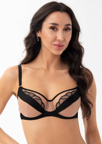 Gorsenia K 921 Davika Soft fekete melltartó