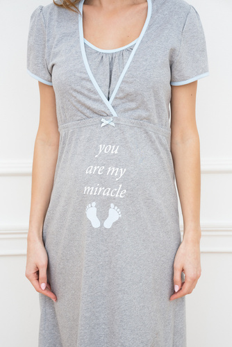 Carlina Terhesség és szoptatás fehérnemű Italian Fashion - melange/kék