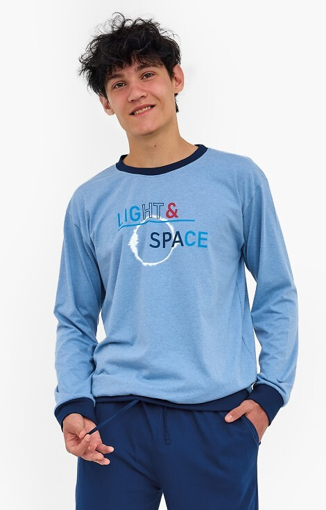 998/57 Cornette F&Y ifjúsági pizsama - pamut, hosszú ujjú, hosszú nadrág