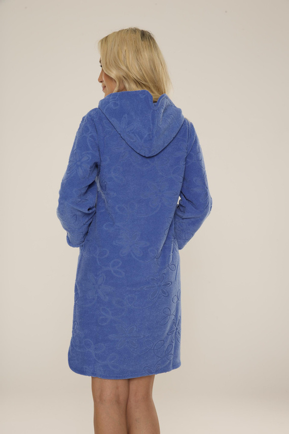 409 Jacquard rövid női fürdőköpeny De Lafense- denim