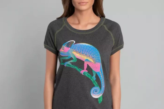 Volta rövid ujjú hálóing Olasz divat - sötét melange/zöld