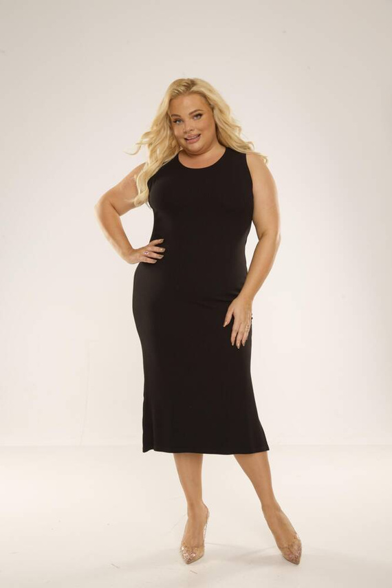 707 Freya Női ruha De Lafense - fekete